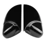 Pair Rear View Mirror Cap Cover Direct Add-On Left & Right For VW Golf MK6 GTI GTD R 2009-2013