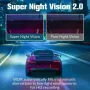 Full HD 1080P Car Front Windshield DVR Camera 3 Lens Dash Cam with Infrared Night Vision Parking Reverse Assistance