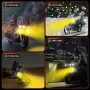 NOVSIGHT A500-WL13-3 3500LM Motorcycle LED Spot Light 45W Motorcycle Headlamp White Light