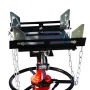 [USA Direct] 2 Stage Load 1600LBS/0.75T Transmission Jack Truck Jack 360° Swivel Wheels With 2 Spring Brakes