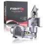 Pair H4 80W Car Front LED Headlight Bulbs Hi-Low Beam for Lighting Modification 6000K IP67 Waterproof 16000LM
