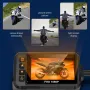 3.0\ Motorcycle Dash Cam 1080P HD Dual Lens Waterproof DVR Camera Front Rear Camera Video Motorcycle Driving Recorder with 32G Memory Card