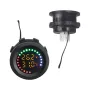 12V-24V Yacht Motorcycle Modified Instrument Color Screen Temperature Voltmeter Universal Car Motorcycle Voltmeter Color Screen Led Digital Display Car Voltmeter Yacht Boat