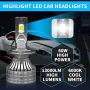 Car LED Headlamps H7 H4 110W 7600LM 6500K White Car Bulbs Lamp WaterProof IP68