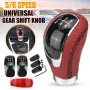 5/6 Speed Universal Gear Shift Knob Shifter Lever Stick Replacement For All Manual Car