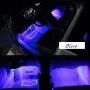 GLIME 12V 48LED 5050smd Car Decorative Atmosphere Light Strips SUV Interior Footwell Neon Lamp