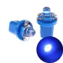 10-Pack T5-B8.5D Single Dome LED Car Light Indicator Light Width Light 5050SMD1 LED Instrument Light Instrument Panel Light High Brightness