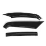 3pcs/set For Nissan Altima 2019-2021 Glossy Black Frame Front Grille Cover Trim