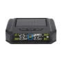 Solar-Powered Wireless TPMS 433.92MHz LED Display Car Tire Pressure Monitoring System with 4 Sensors Real-time Monitoring