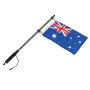 3ft / 4ft / 5ft LED Whip Lights Antenna Flag Pole Quick Release Base For ATV RGB AU UTV