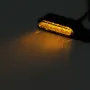 2pcs 12V 6 LED Motorcycle LED Turn Signal Indicators Light Handlebar Mount Amber Aluminum Alloy