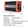 1000W/1500W/2000W/3000W Saf Sinüs Dalgası Güç İnvertörü DC12V'den AC220V'a LED Ekranlı Araç Akıllı İnvertörü