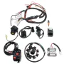 Electric Wiring Harness Wire Loom CDI Motor Stator Full Set For ATV QUAD 150/200/250CC