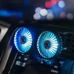 Dual-head Car Fan USB Electric Cool Fan Multi-function Car Air Outlet Dashboard Mini Fan Car Electrical Appliances