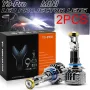 2pcs Y9 Pro Car LED Headlights LED Car Headlight 6500K Mini Lens IP67 Waterproof Lighting for 12V 24V Vehicles