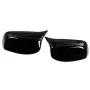 2X M Style Rear Wing Mirror Cover Cap Glossy Black For BMW E60 E61 2003-2008