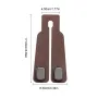 Multi-function Car Seat Back Double Hook Flip Fur Leather Mobile Phone Holder Metal Hook Premium Suede Rear Seat Hanging Dual Hook 20KG Large Load-Bearing Alloy Hook Hanger