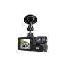 Telecamera per auto DVR anteriore, interna e posteriore HD con video 1080P, immagine di retromarcia, telecamera per auto con monitoraggio del parcheggio con scheda di memoria da 64 GB