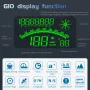 Head Up Display for Car Large Screen Digital GPS Speedometer 5.5-Inch Car Hud Head-Up Display Speeding Alarm