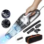 120W Portable Auto Car Handheld Vacuum Cleaner Duster Wet & Dry Dirt Suction with LED Light