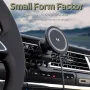 Magnetic Phone Holder for Car 15W Charger Car Magnetic Bracket Cordless Car Navigation Bracket Charging for ios
