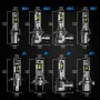 NOVSIGHT A500-N99 Series 2PCS 24000LM LED Car Headlights IP68 Waterproof 100W 6500K Car LED Headlamps High Brightness