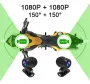 Motorcycle DVR 3.0 inch IPS Dual 1080P Full HD Full Body Waterproof Moto Camera WiFi GPS Dash Cam Front Rear Driving Video Recorder