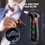 Portable Breathalyzer with 5 Mouthpieces for Alcohol Personal Alcohol Breathalyzer Tester LCD Display and Reusable Mouthpieces