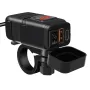 12V-24V QC3.0 Motorcycle USB Charger Adapter with Switch Voltmeter Socket Motor Charger Waterproof For Phone GPS