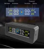 Lastik basınç monitörü TPMS Lastik Basınç İzleme Sistemi Araba Lastik Basınç İzleme Sistemi Ekran Harici Sensör Lastik Sıcaklığı