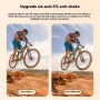 AUSEK 4K 60fps Action Camera with Dual Screen Sport Camera Anti-Shake Remote Control Video Wifi Oet Wide Angle DV Camera Sports Camera 30m Waterproof Ratingutdoor Cycling Helm