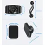 Magnetisk bilhållare stark magnet 360 grader roterande instrumentbräda telefonhållare för iPhone 11 Xiaomi Huawei 6 magneter klibbig magnetisk mobiltelefon navigationshållare