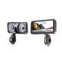 SJCAM RD10 6.25 inch Motorcycle Driving Monitoring Recorder CarPlay Android Auto Player Anti-Shake Dual 1080P HD IPS Touchscreen Front Rear Camera DVR Intelligent