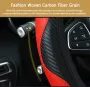 Car Steering Wheel Cover Anti Slip Universal 37-38cm Steering Decoration Accessories