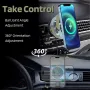 Magnetic Phone Holder for Car 15W Charger Car Magnetic Bracket Cordless Car Navigation Bracket Charging for ios