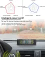 T11 Voice Alarm Tire Pressure Monitor Tire Pressure Monitoring System Universal Digital Tire Pressure Car Exterior And Interior Monitoring System Tire Pressure Gauge Tire Pressure Sensor TPMS