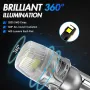 NOVSIGHT SL9 Series T10 DC9V-18V 400LM Car Signal Light Turn Signal Brake Light Reversing Light 2835 SMD Chips