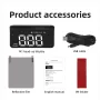 M1/M3 Auto HUD OBD2 Head Up Display Projection on Glass Car Speed Windshield Projector Speedometer Alarm Electronic Accessories