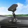 Magnetisk bilhållare stark magnet 360 grader roterande instrumentbräda telefonhållare för iPhone 11 Xiaomi Huawei 6 magneter klibbig magnetisk mobiltelefon navigationshållare