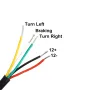 3ft / 4ft / 5ft LED Whip Lights Antenna Flag Pole Quick Release Base For ATV RGB AU UTV