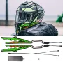 EL LED Motorcycle Helmet Light Strip Waterproof Bar Flashing Stripe Shark Mouth Night Signal Luminous Durable