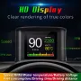 Display HUD Head-Up per auto, display LCD portatile OBD2 ad alta definizione, sistema di allarme con misuratore digitale intelligente, tachimetro, chilometraggio, temperatura dell'acqua, manometri turbo.