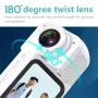 2.7K Body Camera 180° Twist Lens Camera Action Camera Thumb Camera Sports Camera Mini WIFI Sprint Action Moto Pro Cat 1080P Small Motorcycle Riding Video