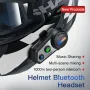 Coralme Q18 1000M Motorcycle Intercom Helmet bluetooth Headphones Music Sharing Headset