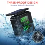 Motorcycle Solar Charge Tyre Temperature Alarm Sensor Tire Pressure Monitoring System Colorful Display Wireless TPMS