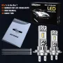 SEALIGHT S6-H7 Pair Car LED Headlight Bulbs 30W 3000LM 6500K High Power Canbus Super Bright 5530 LED Chips IP68 Waterproof