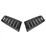 Ventilação de capô estilo RS universal preto brilhante para Ford Focus MK2