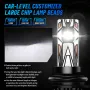 Novsight A500-N95 2PCS 130W 30000LM LED Headlight Bulbs 6500K Bright White Car Front LED Headlights IP68 Waterproof Level