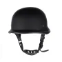 Motorcycle German Style Half Face Helmet Motocross Matte Black M/L/XL