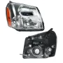 [USA Direct] 1 Pasang Pemasangan Lampu Depan Kereta Penutup Lensa Jelas Lampu Depan Tiada Mentol untuk Chevrolet Equinox 2005-2009
